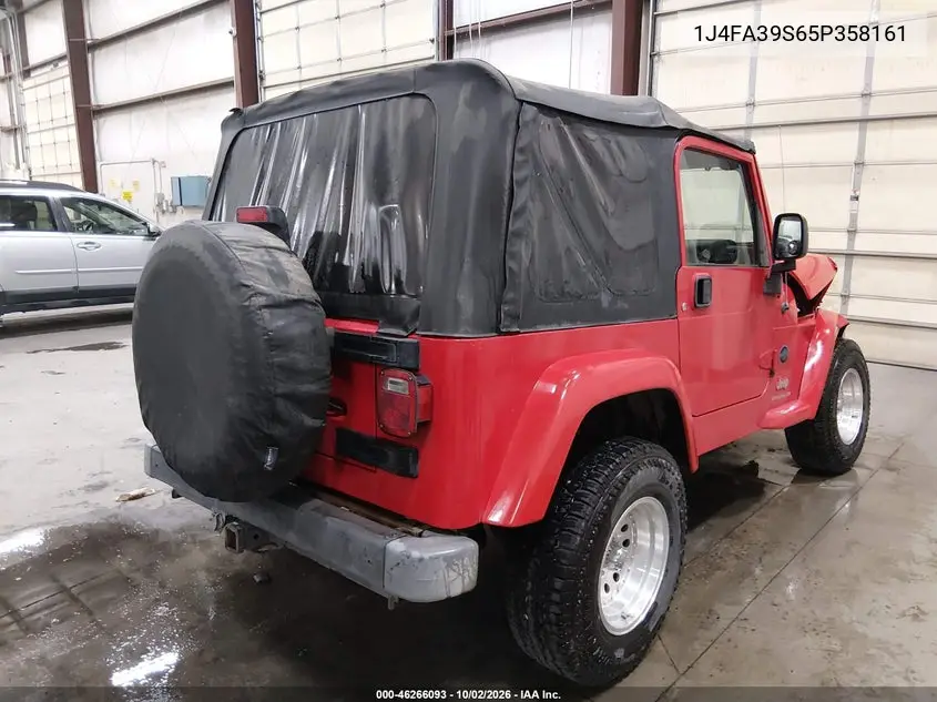 2005 JEEP WRANGLER VIN 1J4FA39S65P358161 — фото 4