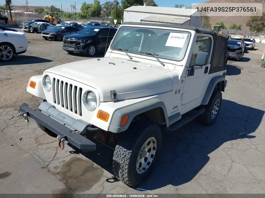 2005 JEEP WRANGLER VIN 1J4FA39S25P376561 — фото 2