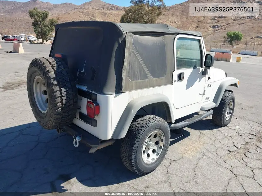 2005 JEEP WRANGLER VIN 1J4FA39S25P376561 — фото 4