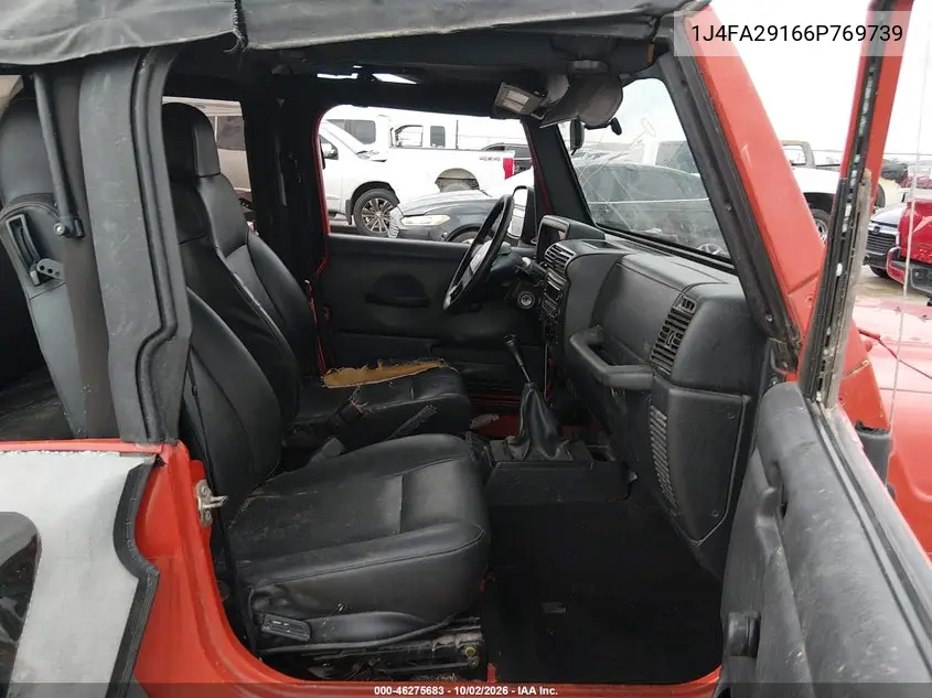 2006 JEEP WRANGLER VIN 1J4FA29166P769739 — фото 5