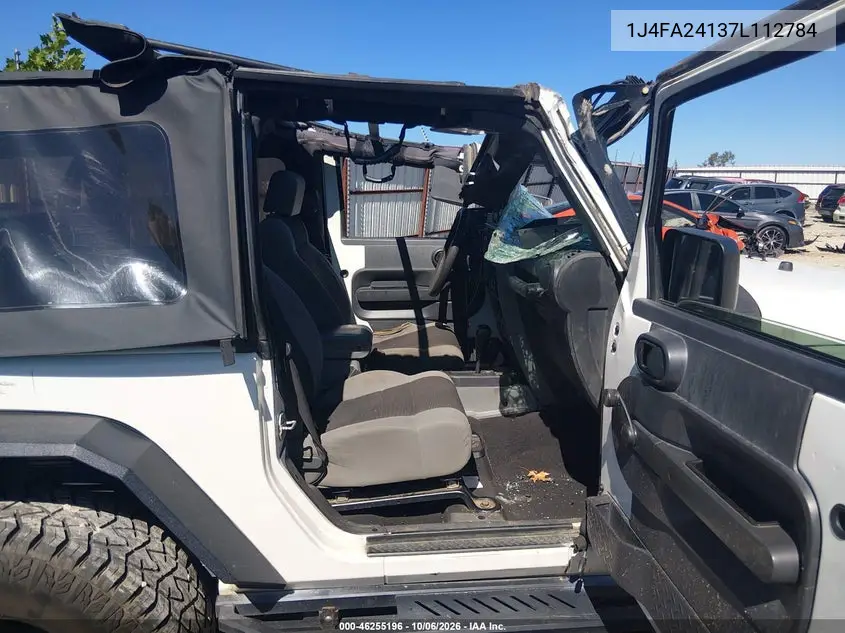 2007 JEEP WRANGLER VIN 1J4FA24137L112784 — фото 5