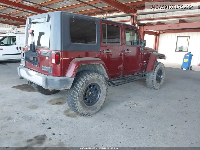 2009 JEEP WRANGLER VIN 1J4GA591X9L756364 — фото 4