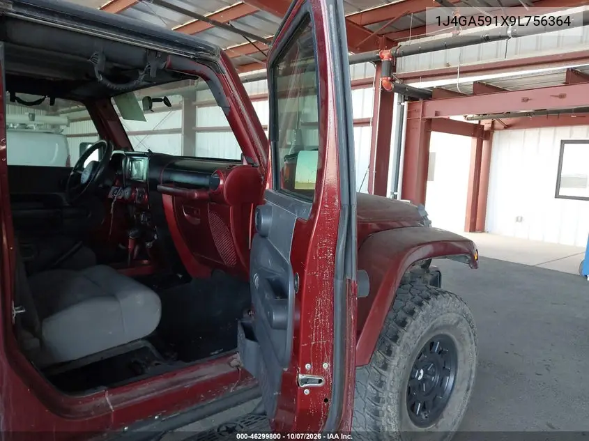 2009 JEEP WRANGLER VIN 1J4GA591X9L756364 — фото 5