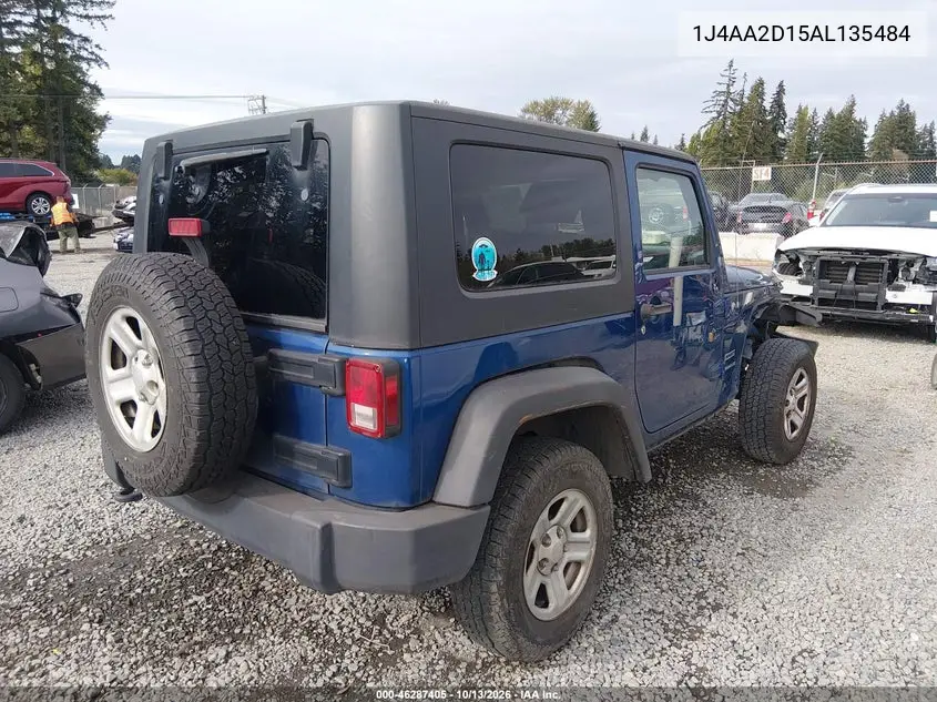 2010 JEEP WRANGLER VIN 1J4AA2D15AL135484 — фото 4