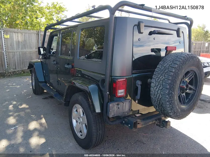 2010 JEEP WRANGLER VIN 1J4BA5H12AL150878 — фото 3