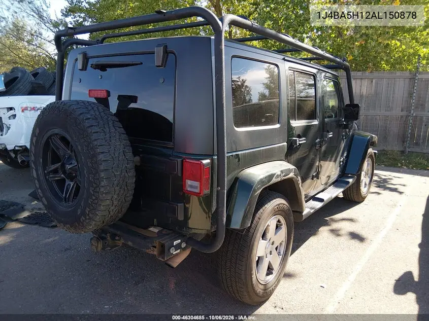 2010 JEEP WRANGLER VIN 1J4BA5H12AL150878 — фото 4