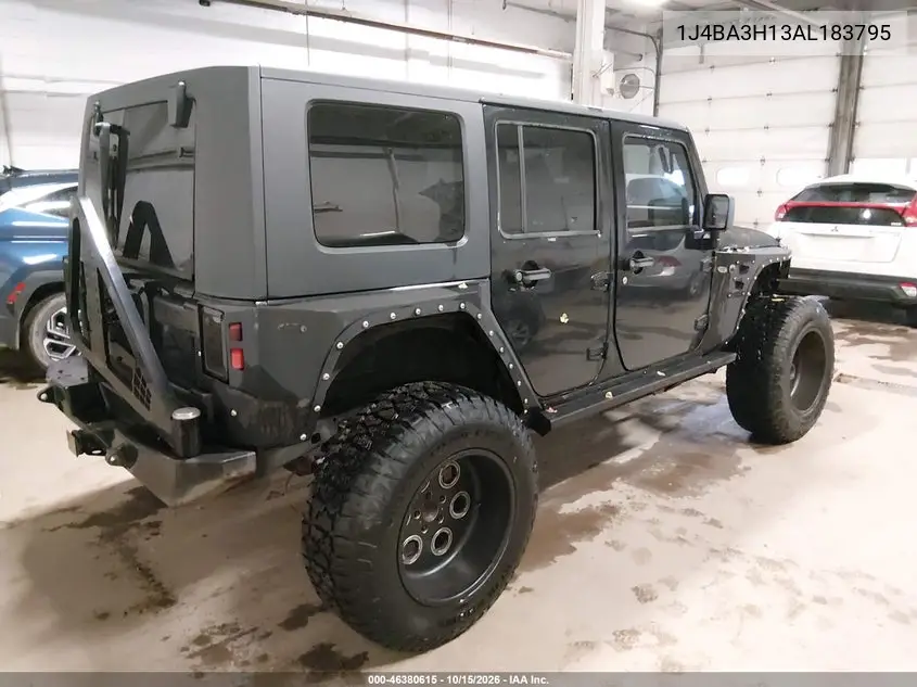 2010 JEEP WRANGLER VIN 1J4BA3H13AL183795 — фото 4