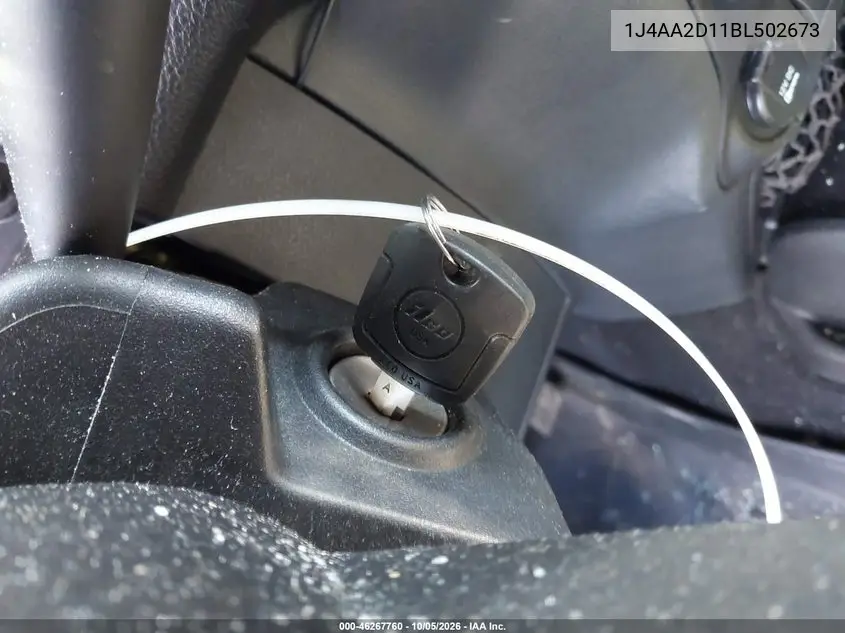 2011 JEEP WRANGLER VIN 1J4AA2D11BL502673 — фото 11
