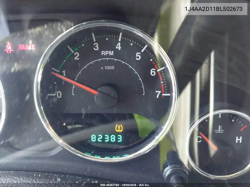 2011 JEEP WRANGLER VIN 1J4AA2D11BL502673 — фото 15