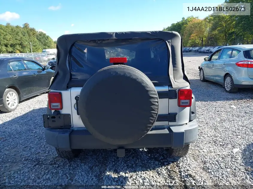 2011 JEEP WRANGLER VIN 1J4AA2D11BL502673 — фото 16