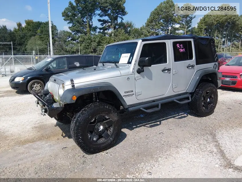 2012 JEEP WRANGLER VIN 1C4BJWDG1CL284595 — фото 2