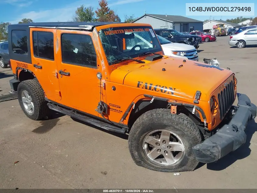 JEEP WRANGLER 2012, VIN 1C4BJWDG0CL279498