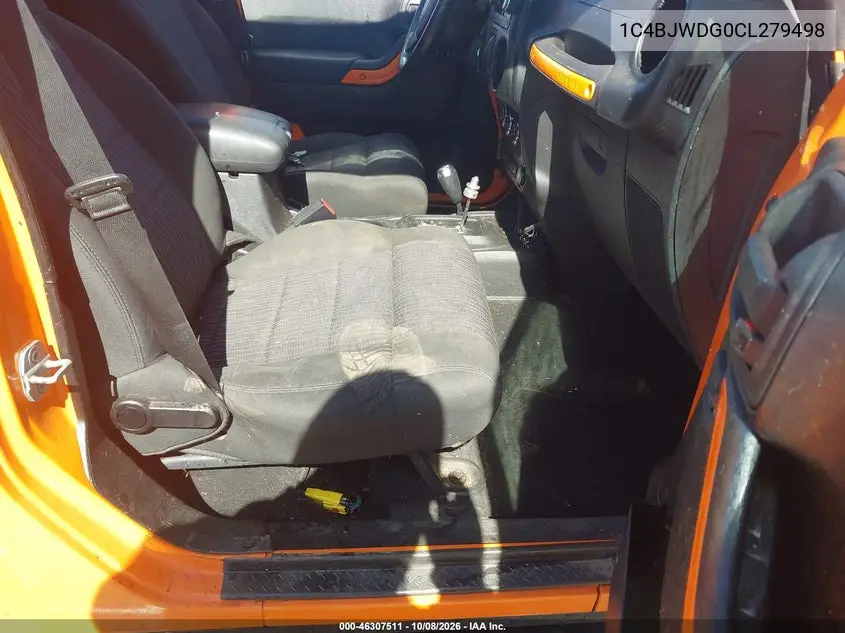 2012 JEEP WRANGLER VIN 1C4BJWDG0CL279498 — фото 5