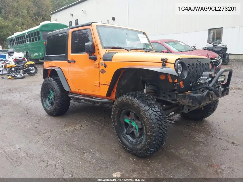 JEEP WRANGLER 2012, VIN 1C4AJWAG9CL273201