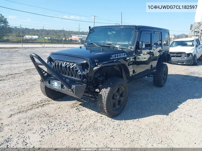 2012 JEEP WRANGLER VIN 1C4HJWDG7CL182597 — фото 2