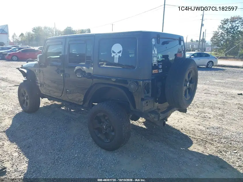 2012 JEEP WRANGLER VIN 1C4HJWDG7CL182597 — фото 3
