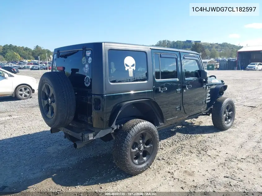 2012 JEEP WRANGLER VIN 1C4HJWDG7CL182597 — фото 4