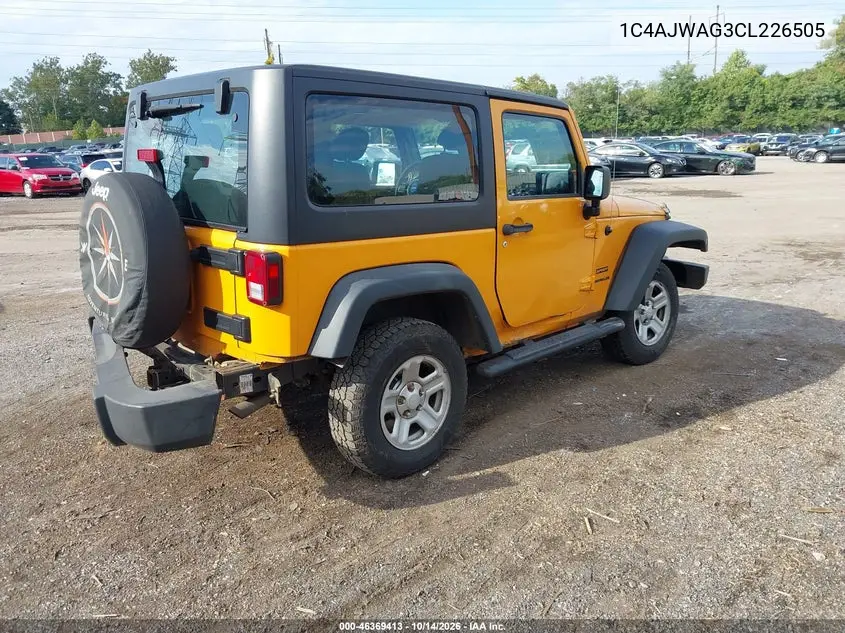 2012 JEEP WRANGLER VIN 1C4AJWAG3CL226505 — фото 4