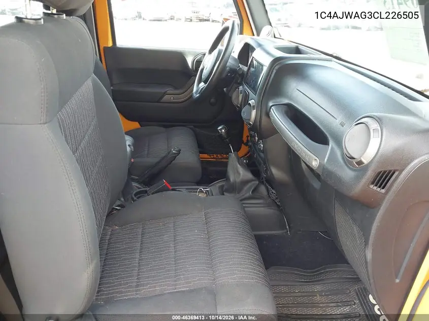2012 JEEP WRANGLER VIN 1C4AJWAG3CL226505 — фото 5