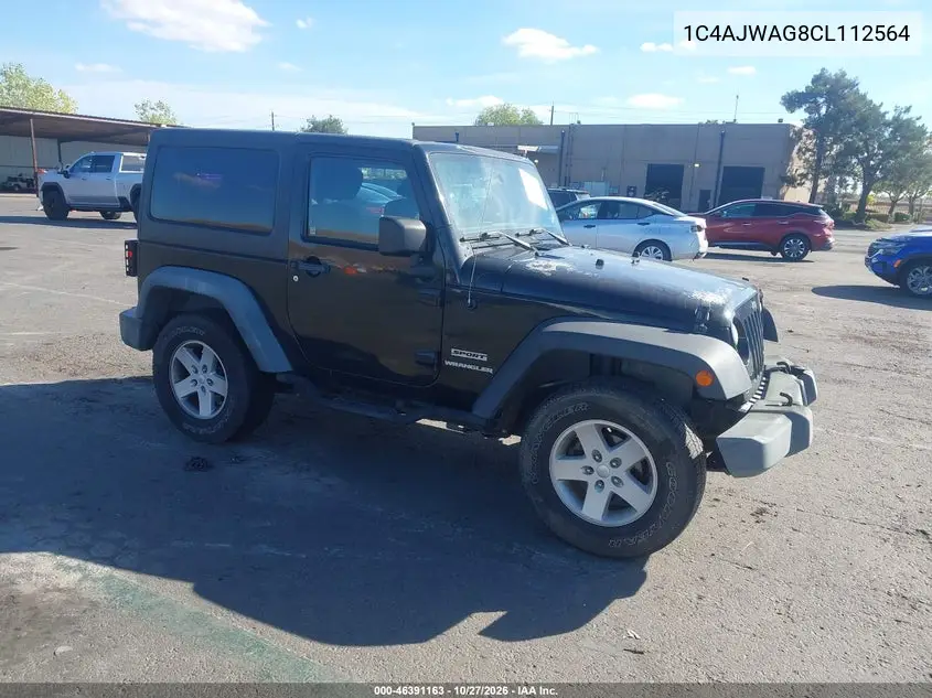 JEEP WRANGLER 2012, VIN 1C4AJWAG8CL112564
