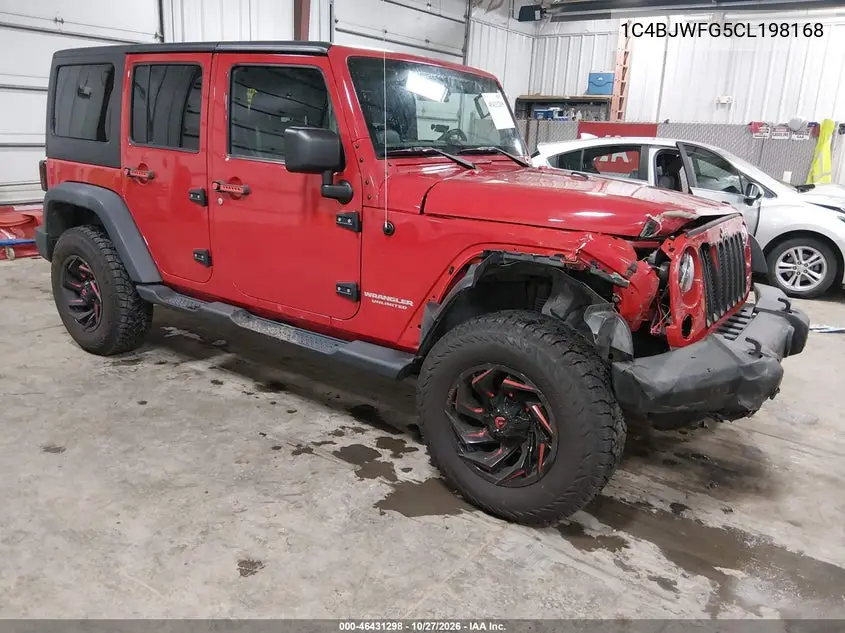 JEEP WRANGLER 2012, VIN 1C4BJWFG5CL198168