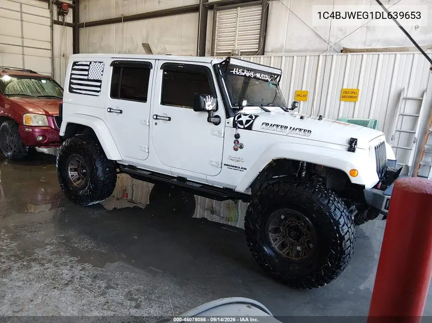 JEEP WRANGLER 2013, VIN 1C4BJWEG1DL639653