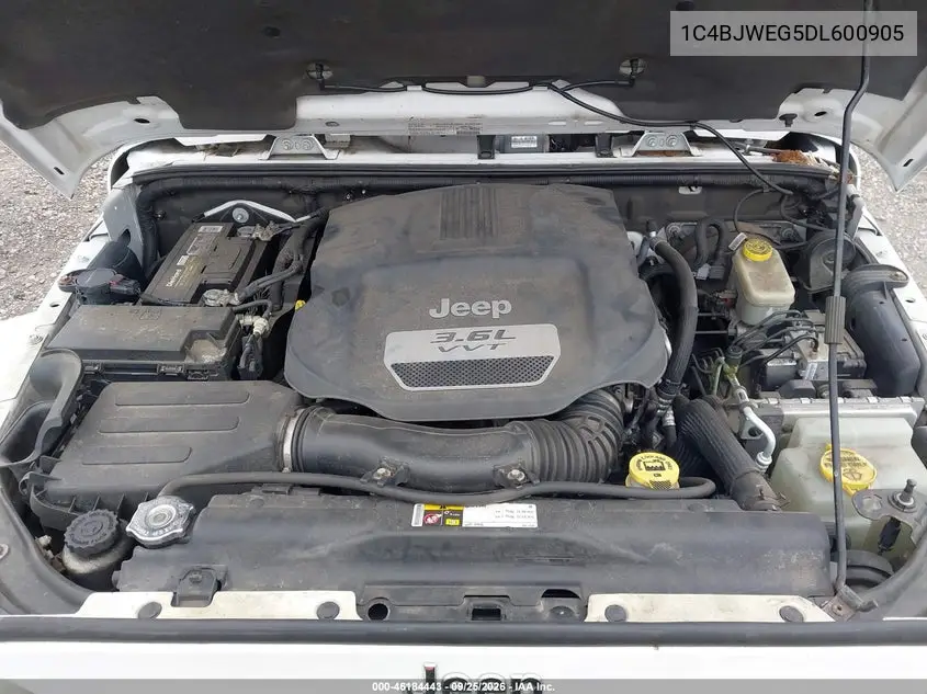2013 JEEP WRANGLER VIN 1C4BJWEG5DL600905 — фото 10