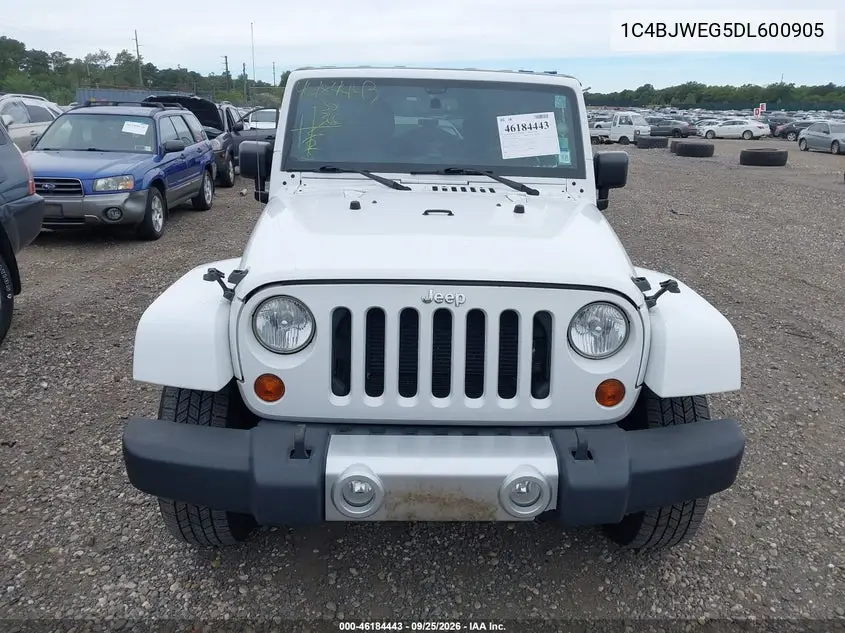 2013 JEEP WRANGLER VIN 1C4BJWEG5DL600905 — фото 12