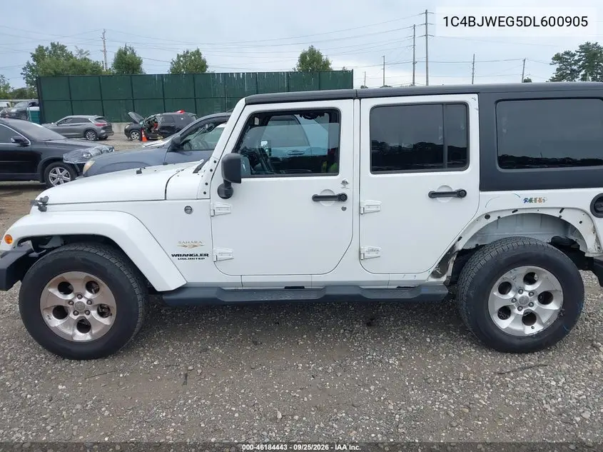 2013 JEEP WRANGLER VIN 1C4BJWEG5DL600905 — фото 14