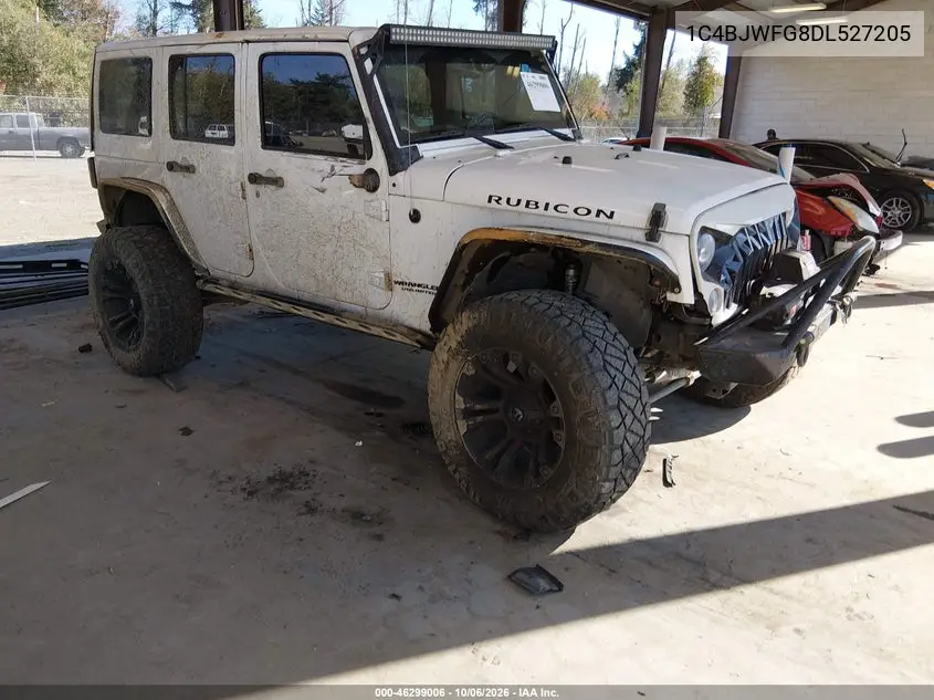 JEEP WRANGLER 2013, VIN 1C4BJWFG8DL527205