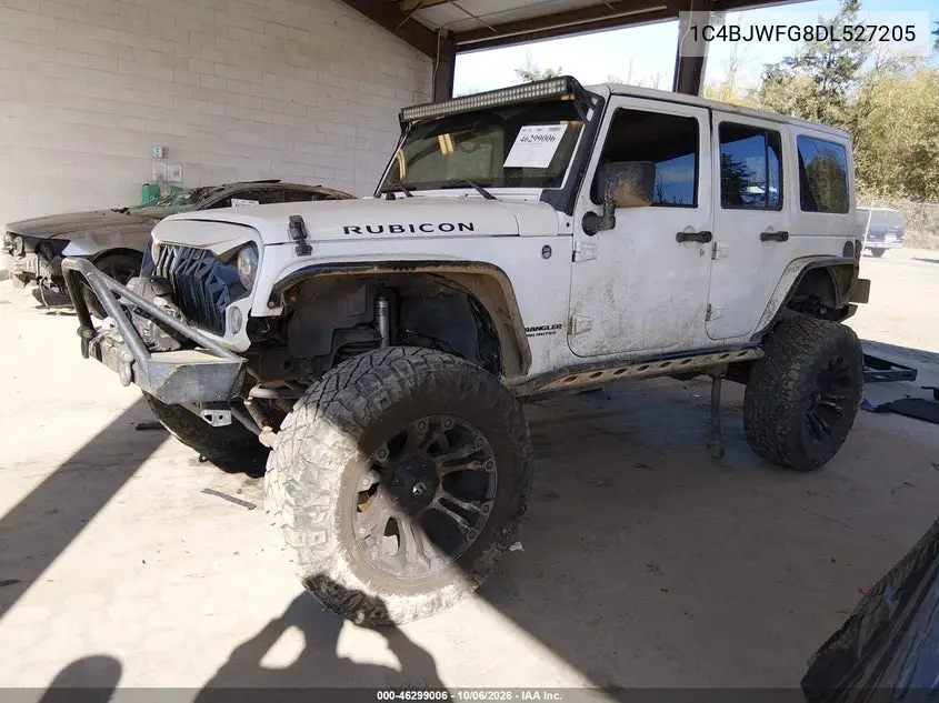 2013 JEEP WRANGLER VIN 1C4BJWFG8DL527205 — фото 2