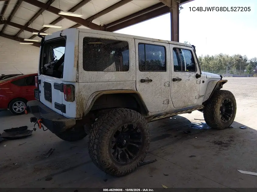 2013 JEEP WRANGLER VIN 1C4BJWFG8DL527205 — фото 4