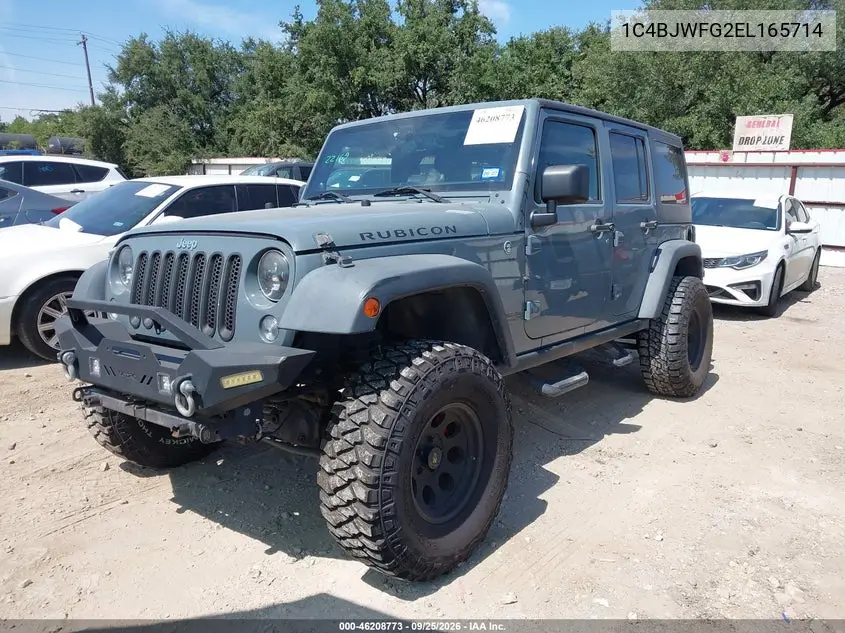 2014 JEEP WRANGLER VIN 1C4BJWFG2EL165714 — фото 2