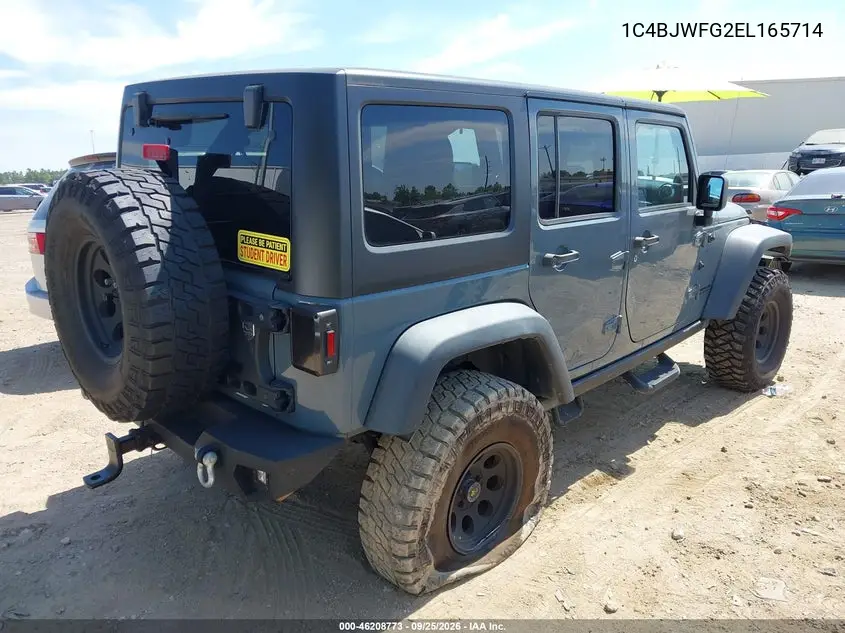 2014 JEEP WRANGLER VIN 1C4BJWFG2EL165714 — фото 4