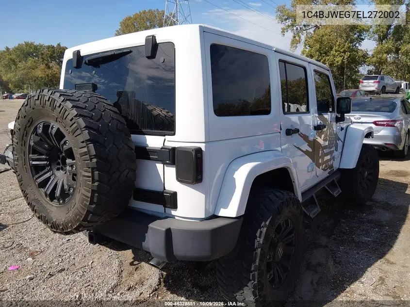 2014 JEEP WRANGLER VIN 1C4BJWEG7EL272002 — фото 4