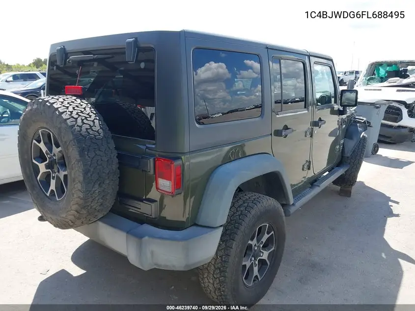 2015 JEEP WRANGLER VIN 1C4BJWDG6FL688495 — фото 4