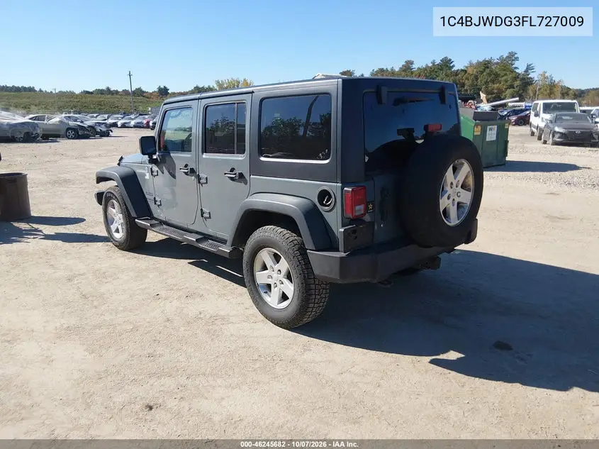 2015 JEEP WRANGLER VIN 1C4BJWDG3FL727009 — фото 3