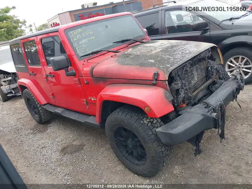 2016 JEEP WRANGLER VIN 1C4BJWEG3GL195860 — фото 13