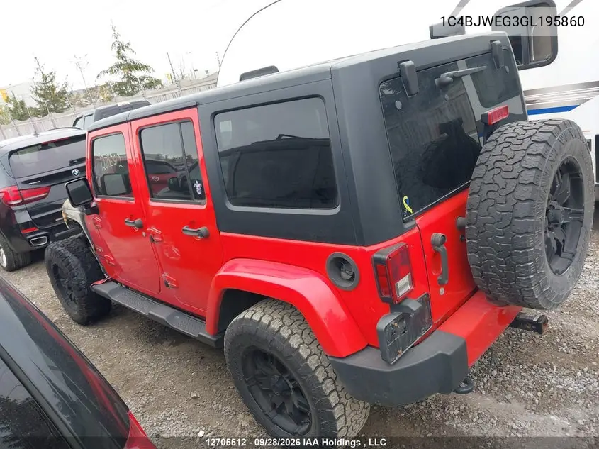 2016 JEEP WRANGLER VIN 1C4BJWEG3GL195860 — фото 14