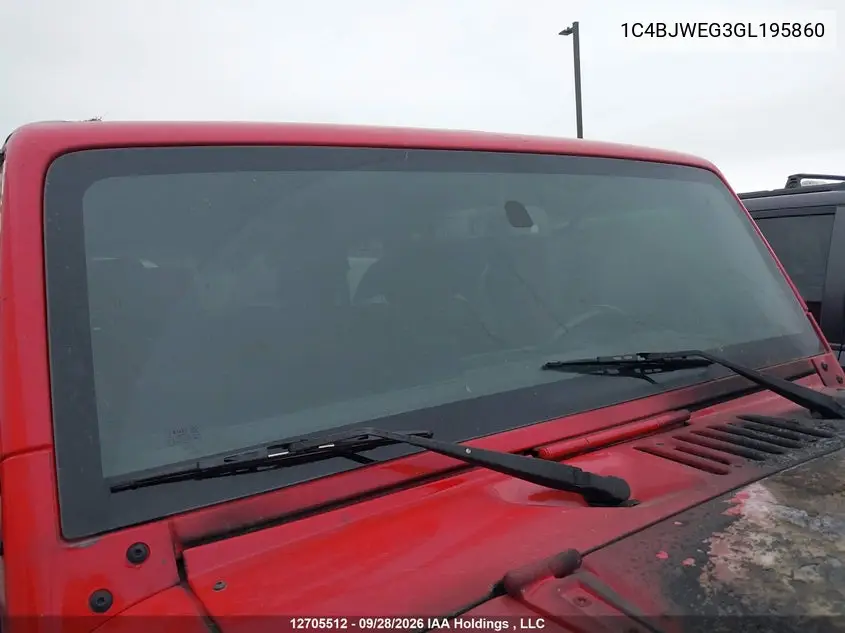 2016 JEEP WRANGLER VIN 1C4BJWEG3GL195860 — фото 17
