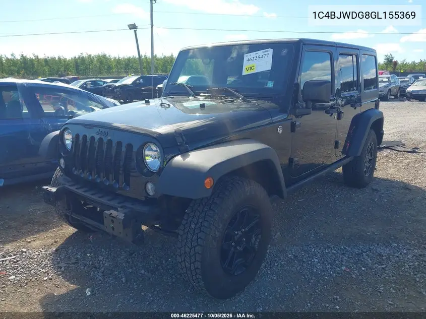 2016 JEEP WRANGLER VIN 1C4BJWDG8GL155369 — фото 2