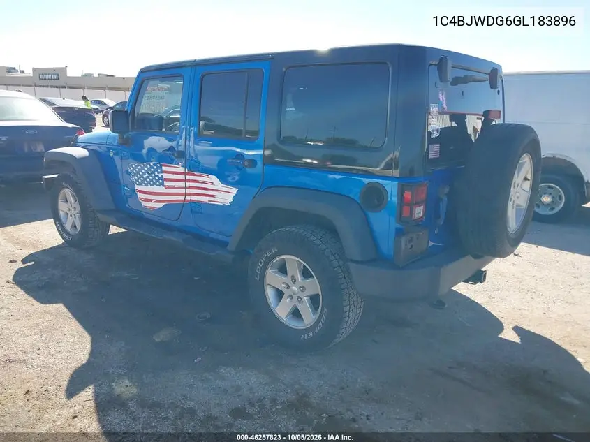 2016 JEEP WRANGLER VIN 1C4BJWDG6GL183896 — фото 3