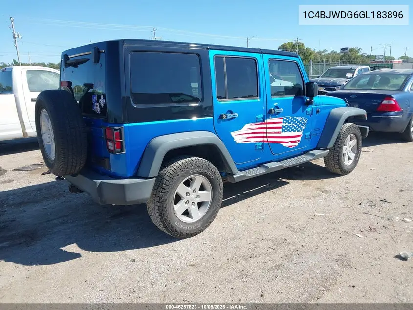 2016 JEEP WRANGLER VIN 1C4BJWDG6GL183896 — фото 4
