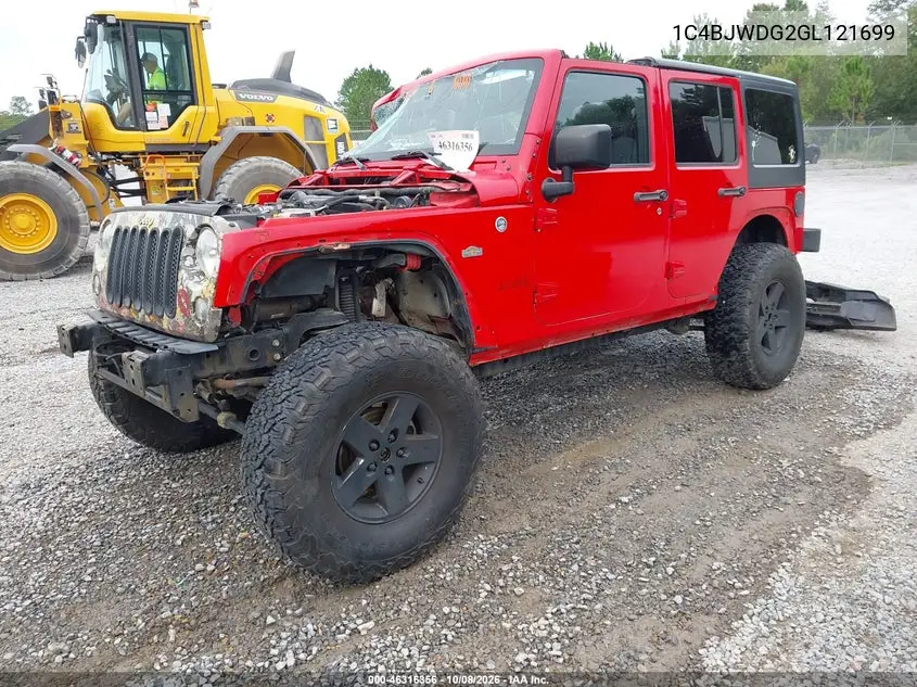 2016 JEEP WRANGLER VIN 1C4BJWDG2GL121699 — фото 2