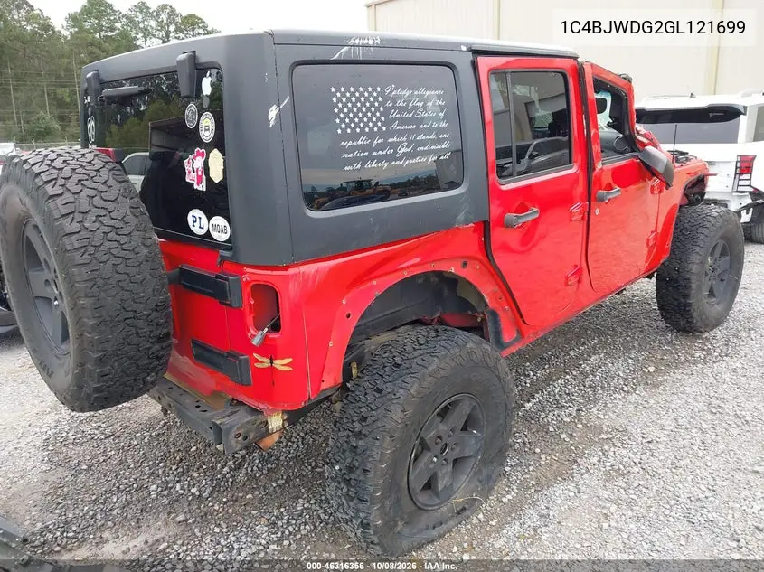 2016 JEEP WRANGLER VIN 1C4BJWDG2GL121699 — фото 4