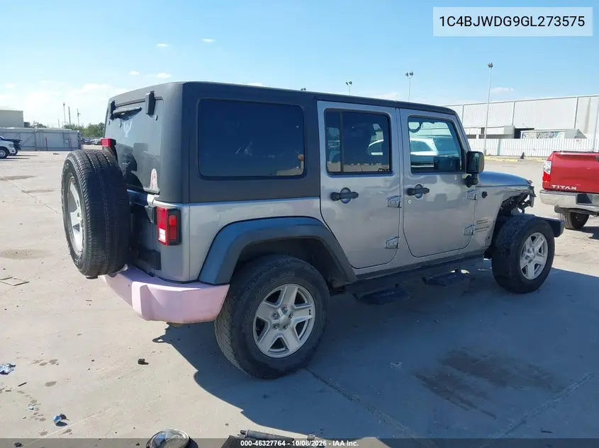 2016 JEEP WRANGLER VIN 1C4BJWDG9GL273575 — фото 4