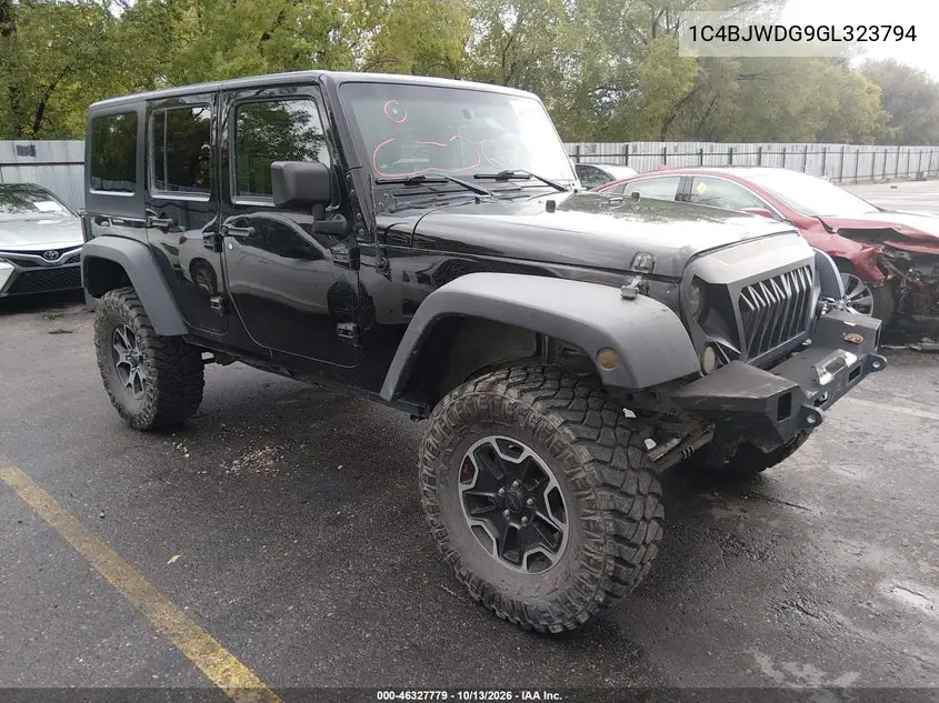 JEEP WRANGLER 2016, VIN 1C4BJWDG9GL323794