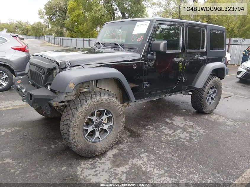 2016 JEEP WRANGLER VIN 1C4BJWDG9GL323794 — фото 2