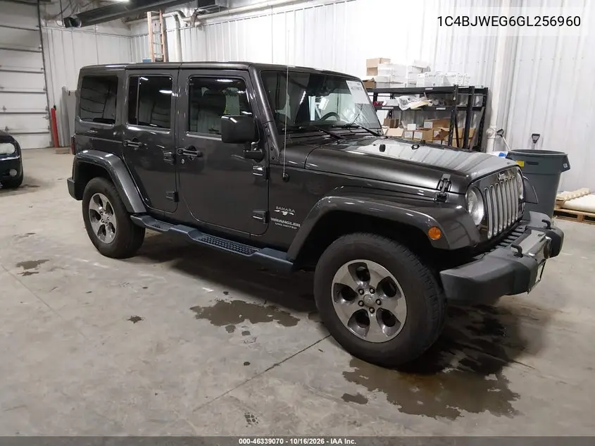 JEEP WRANGLER 2016, VIN 1C4BJWEG6GL256960