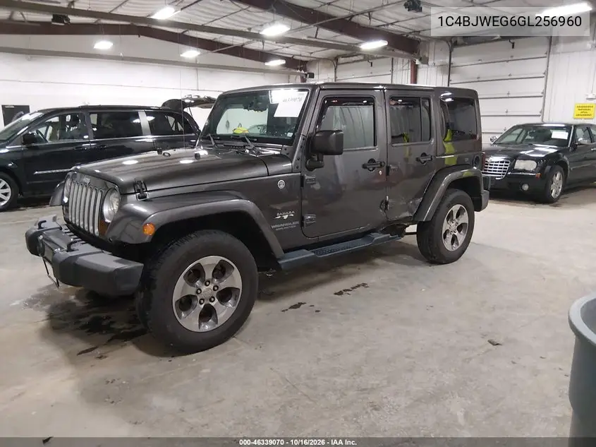 2016 JEEP WRANGLER VIN 1C4BJWEG6GL256960 — фото 2